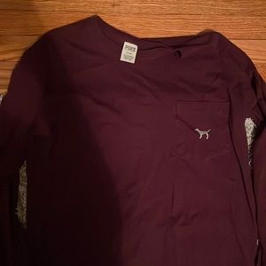 PINK campus long sleeved shirt